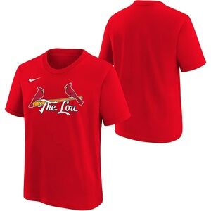 Men’s NIKE St. Louis Cardinals “The Lou” Short Sleeve 100% Cotton T Shirt 3XL